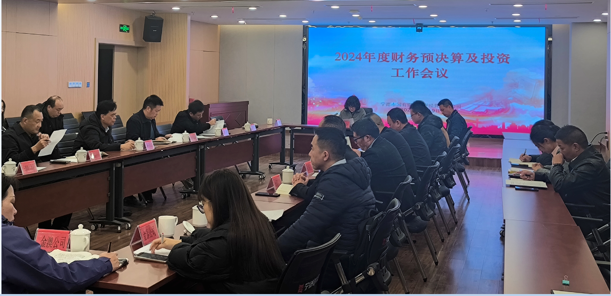 18av
召开2024年度财务预决算及投资工作会议