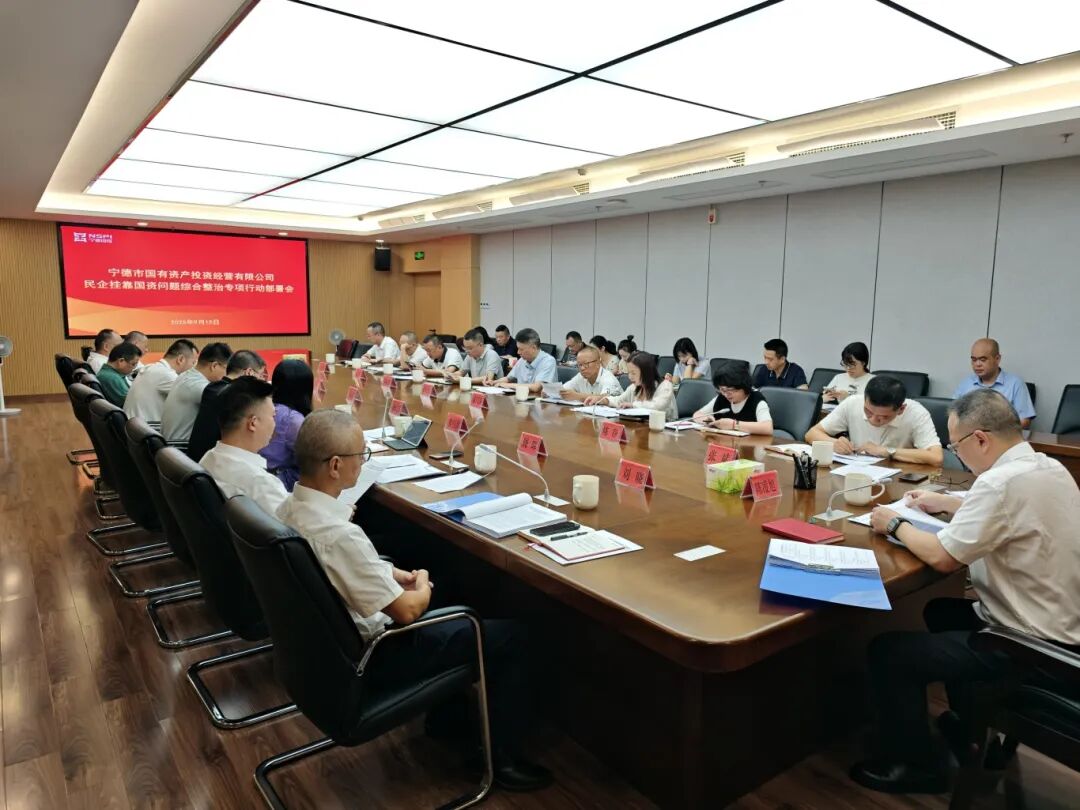 【国投资讯】18av
召开民企挂靠国资问题综合整治专项行动部署会